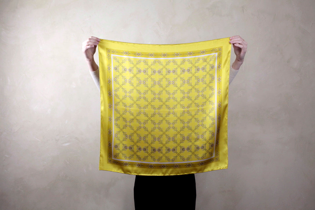 26"x26" Celine 100% Silk