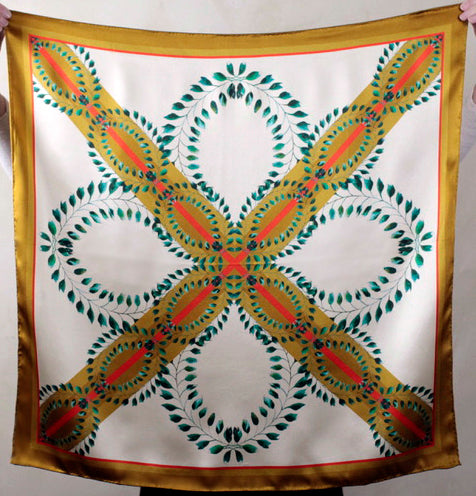 26"x26" Victoire 100% Silk